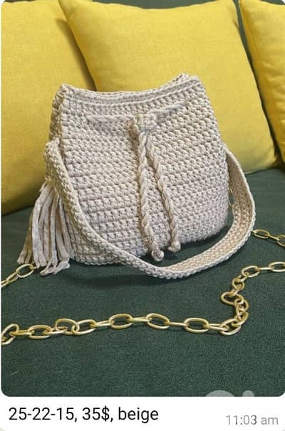 hand made crochet quality thick silk