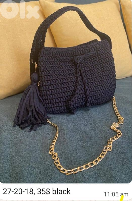 hand made crochet quality thick silk 6