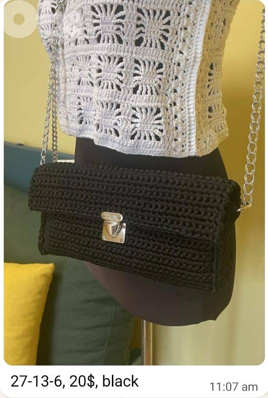 hand made crochet quality thick silk 7