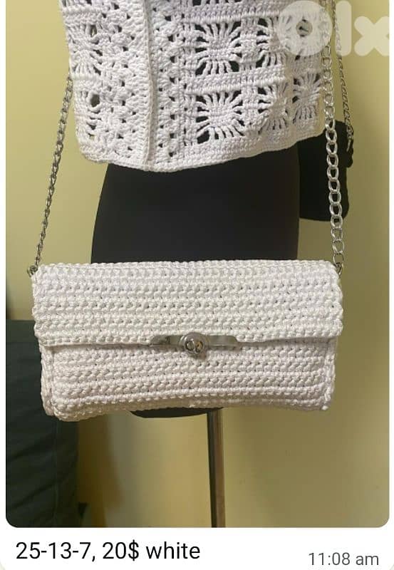 hand made crochet quality thick silk 8