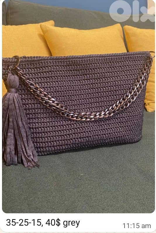 hand made crochet quality thick silk 9