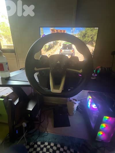 PlayStation steering wheel works on ps4 ps5 and pc