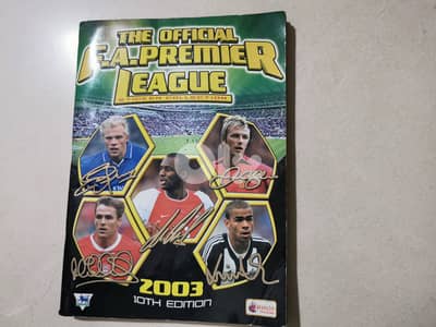 EPL 2003 Sticker Book Complete - for retro collectors