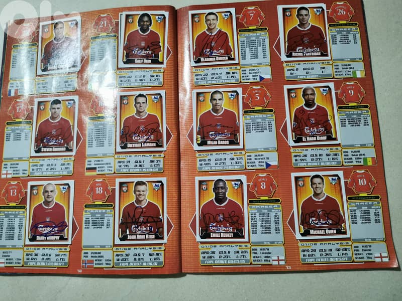 EPL 2003 Sticker Book Complete - for retro collectors 2