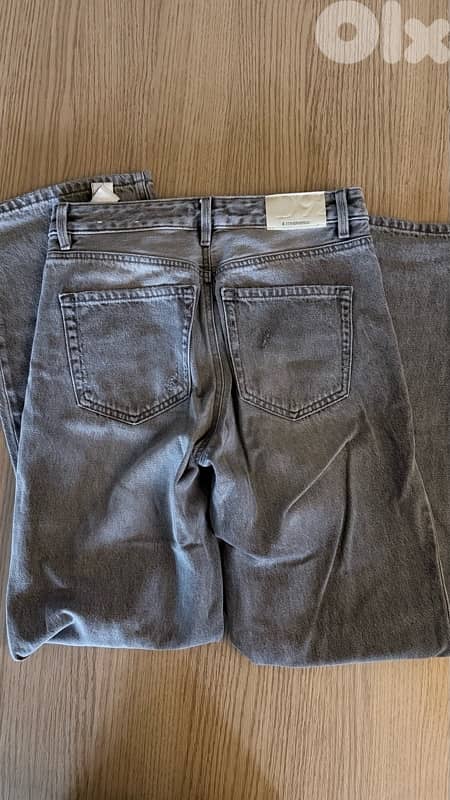 vintage gray stradivarius jeans 2