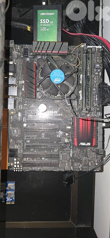 motherboard Asus b85 pro + CPU core i5 + RAM + SSD 120GB