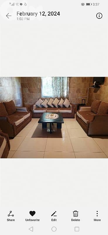 غرفه جلوس شبه جديده