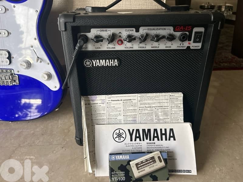 Blue Electric Guitar Yamaha  EG112C (Brand New) 5