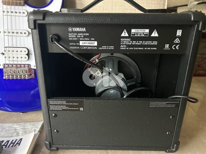 Blue Electric Guitar Yamaha  EG112C (Brand New) 7