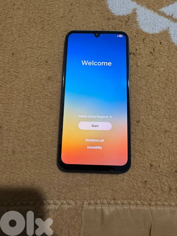 Samsung galaxy a25 256gb, 16gb ram , dark blue تلفون 4