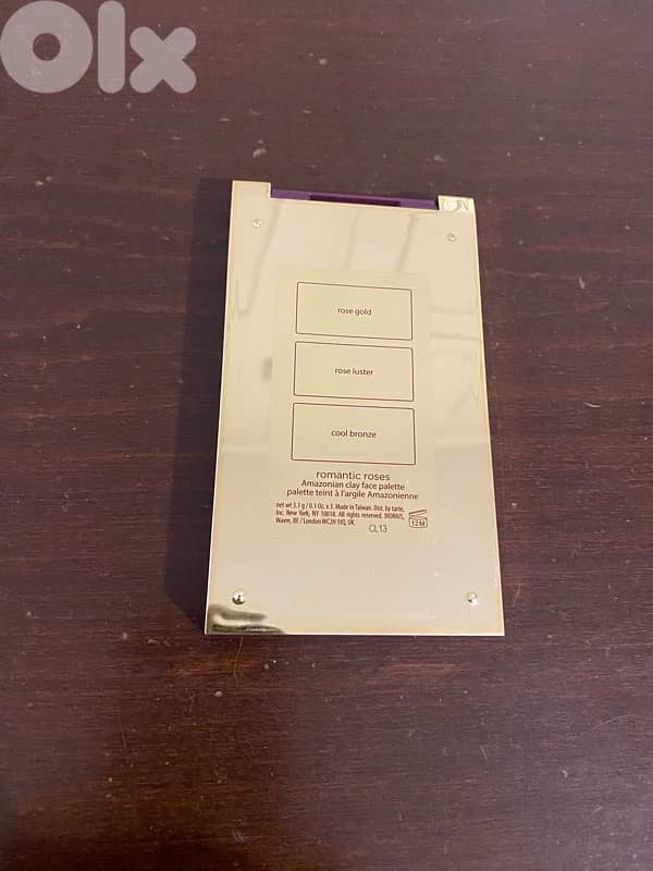 Reduced price - TARTE PALETTE - Romantic roses - original new palette 2
