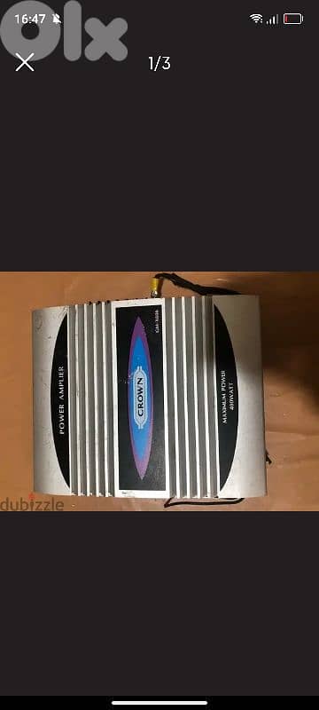 CROWN AMP AMPLIER RADIO 400W 2