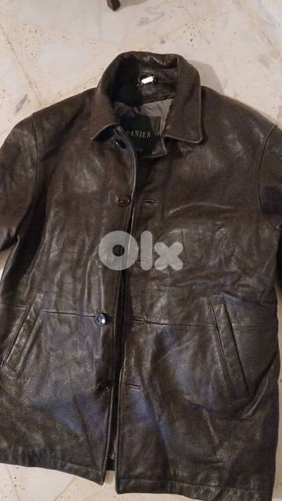جاكيت جلد كنديه
