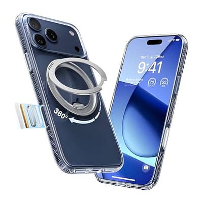 TORRAS 360 MagSafe 135A Magnetic Stand Case for iPhone 17 Pro Max