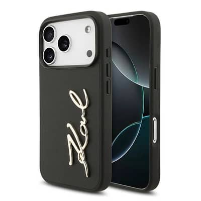 Karl Lagerfeld PU Leather Case for iPhone 17 Pro Max