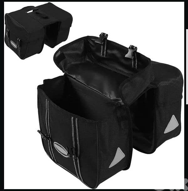 Bike Panniers, 28L Waterproof Double Saddle Reflective/4$ delivery 1