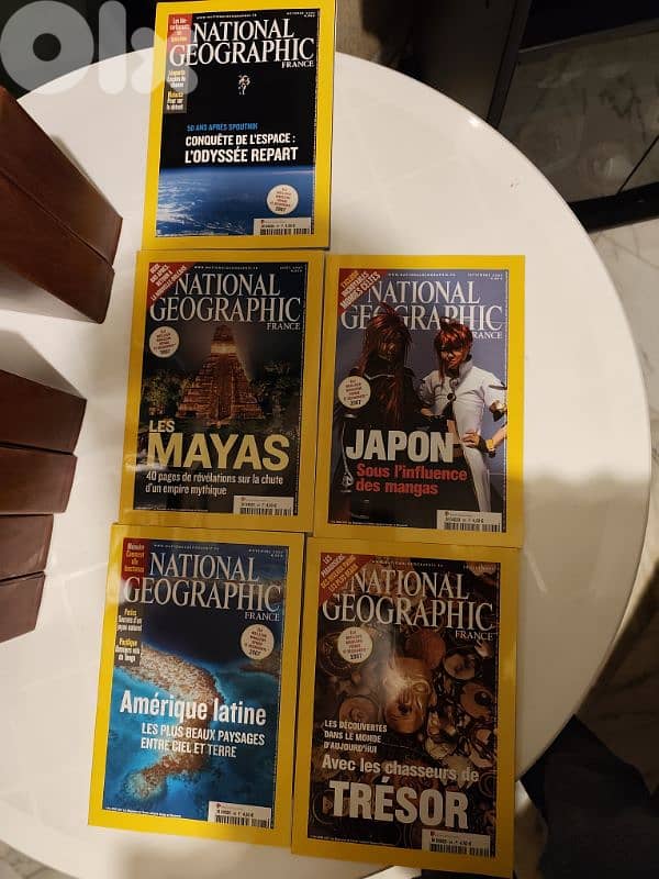 national geographic magazines,48 magazine,2007,avec 8 proteges en cuir 4
