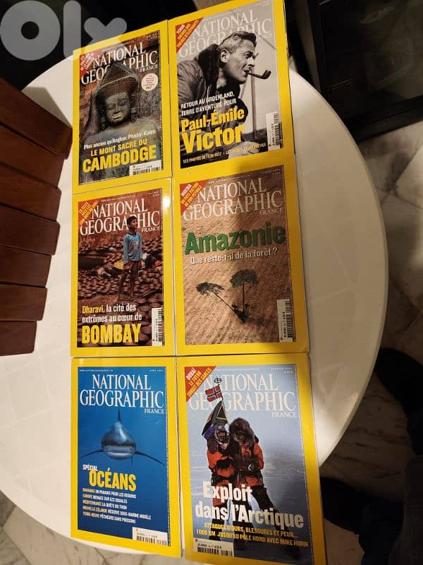 national geographic magazines,48 magazine,2007,avec 8 proteges en cuir 6