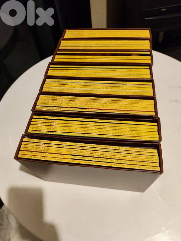 national geographic magazines,48 magazine,2007,avec 8 proteges en cuir 8