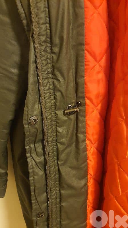 Hooded Coat - Green | VILA uk 3