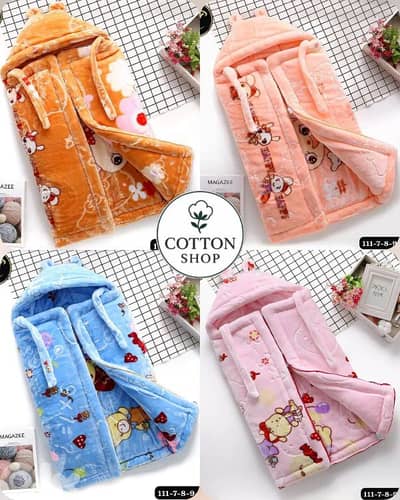 Double-Layered Thick Faux Fur Baby Blanket