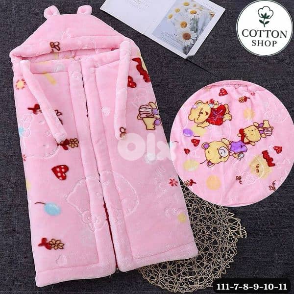 Double-Layered Thick Faux Fur Baby Blanket 5