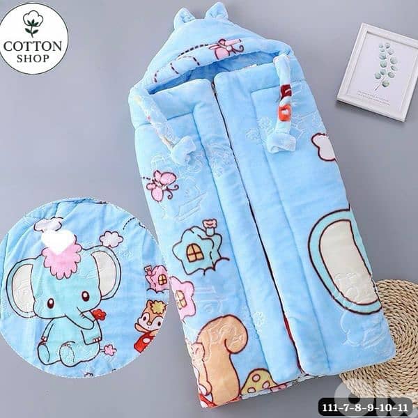 Double-Layered Thick Faux Fur Baby Blanket 6