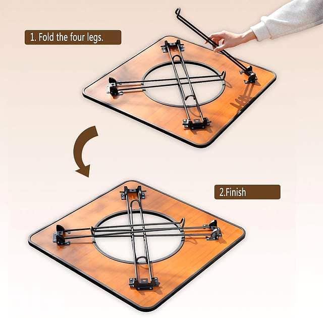 Stainless Steel 3-in-1 Grill & Fire Pit – Convertible Table System 7