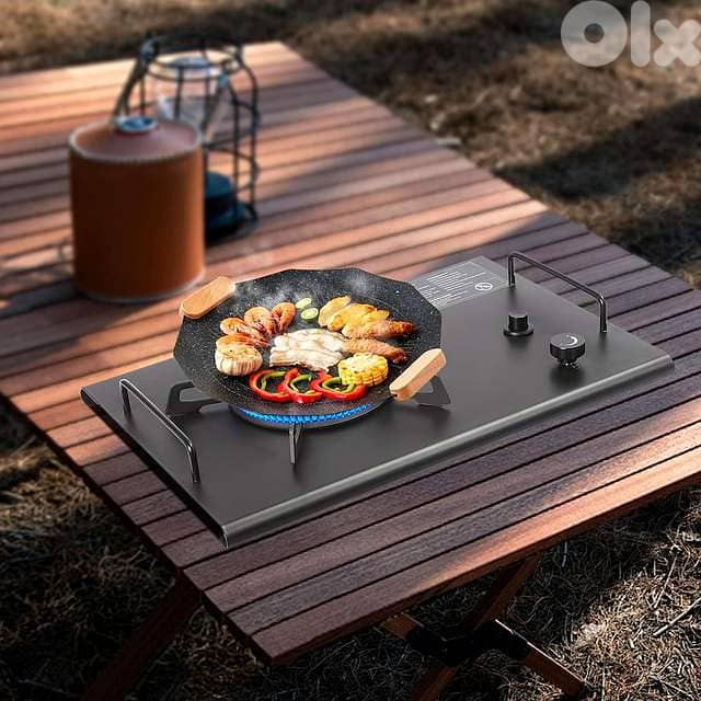 4000W High-Output Field Stove – Stainless & Cast Iron, Quick Ignition 1