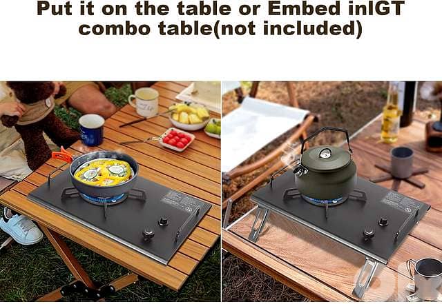 4000W High-Output Field Stove – Stainless & Cast Iron, Quick Ignition 3