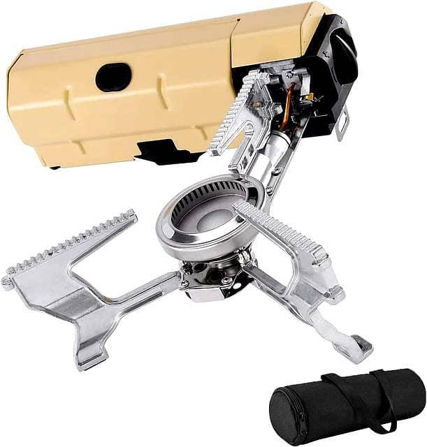 2600W Kinetic Folding Stove: Stainless & Copper Alloy (Khaki Tactical) 6