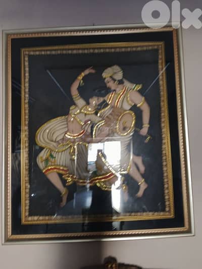 Original Indian Painting – 160 Years Old – Rare Piece for Sale
