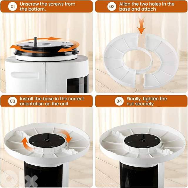 2000W Ceramic Tower Heater – Oscillating with Fireplace Glow Display 12