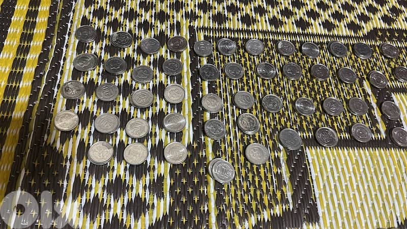 Lebanese coins 500L. L. 113 pcs  Lebanese coins 250 L. L 1,088 pcs 4