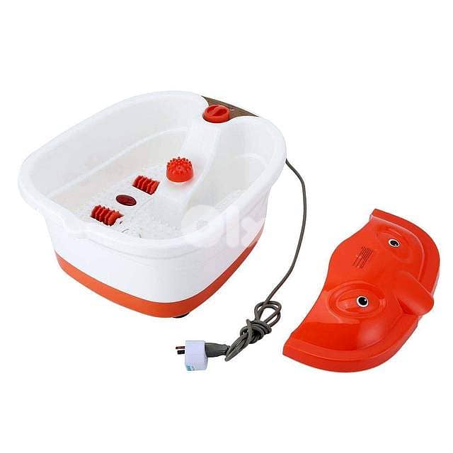 Electric Foot Spa Massager – Heated Soak w/ Infrared Rollers & Bubbles 3