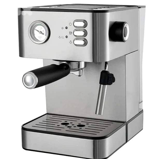 Hoffmans Stainless Espresso Engine – 20-Bar Pump with Pressure Gauge 1