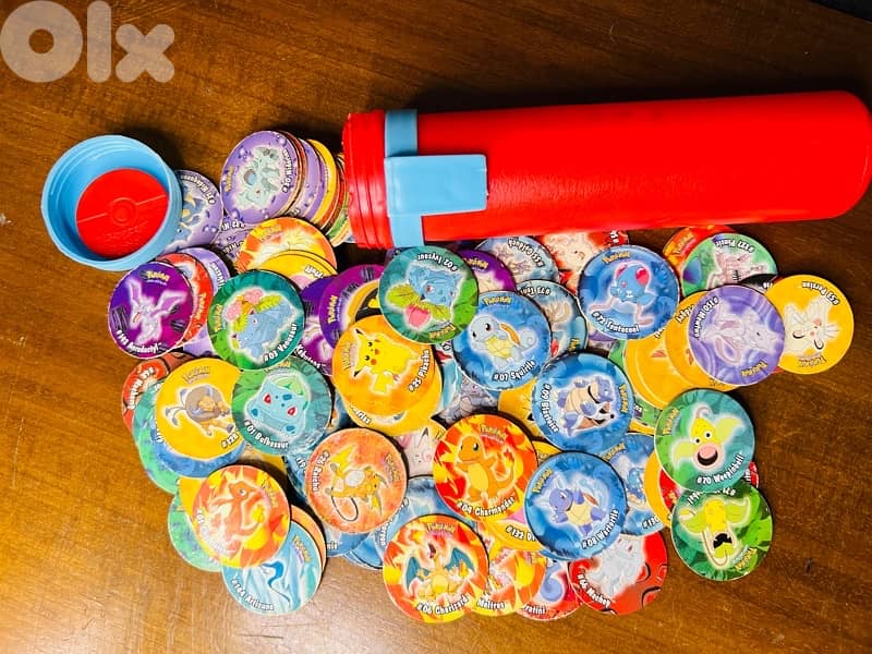 fantasia pokemon pog full set 3