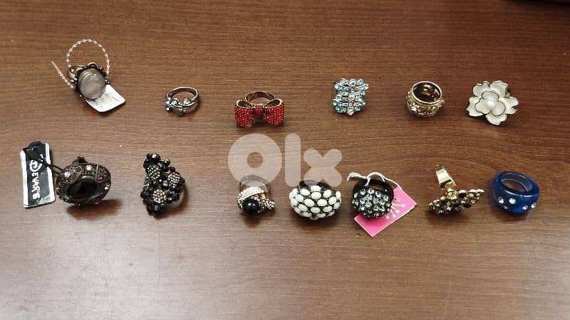 faux bijoux, Rings 4