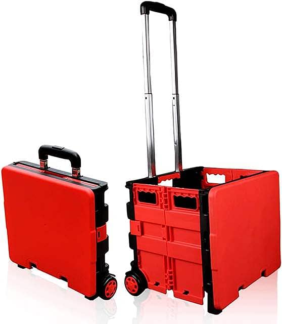 Rubik Collapsible Rolling Crate – 25kg Capacity, Fold‑Flat Cart 10