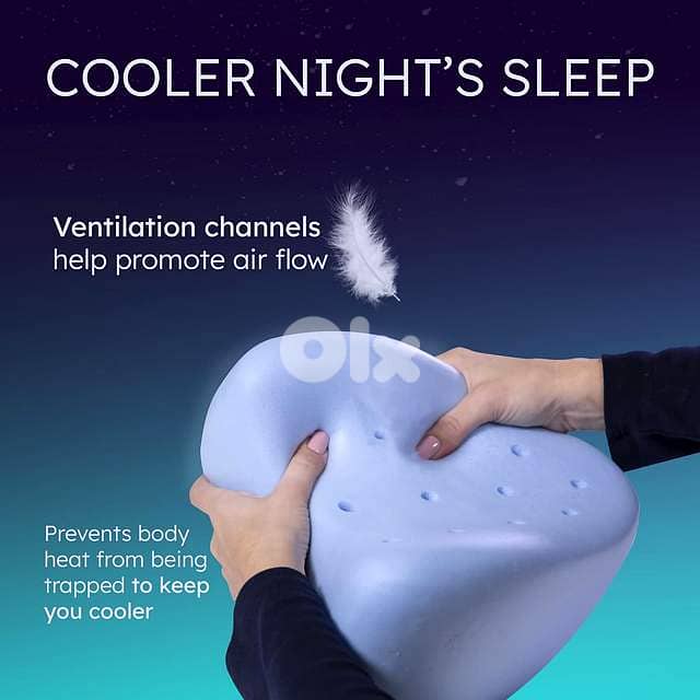 Ventilated Orthopedic Leg Pillow – Spine & Hip Alignment 2