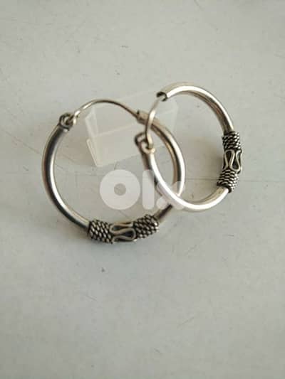 Old silver earrings - Not Negotiable
