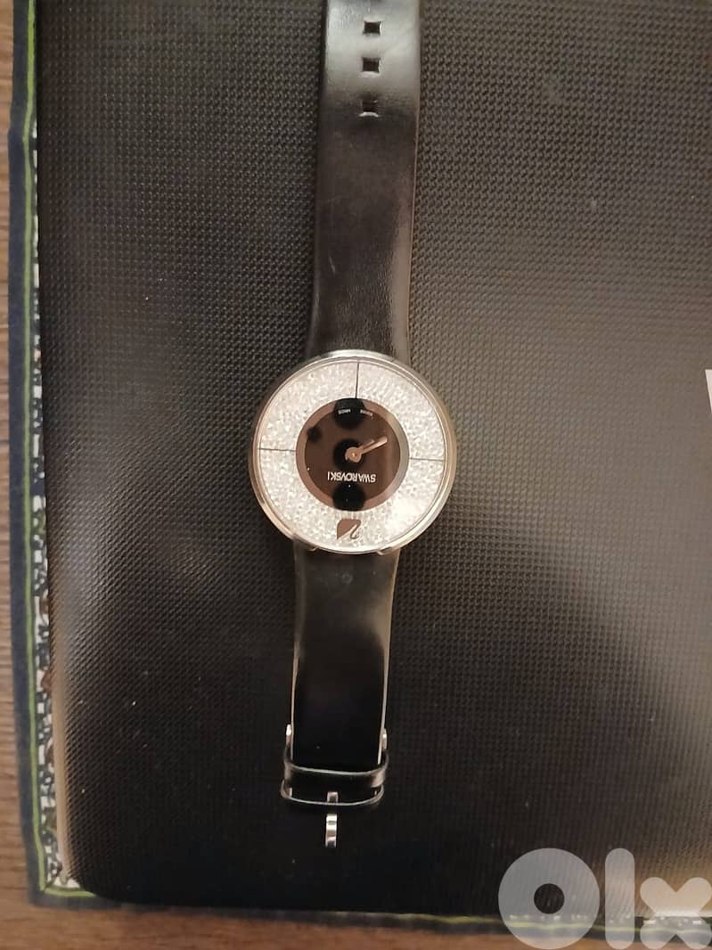 Swarovski black watch 2