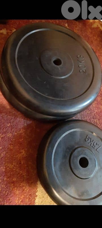 weights rubber