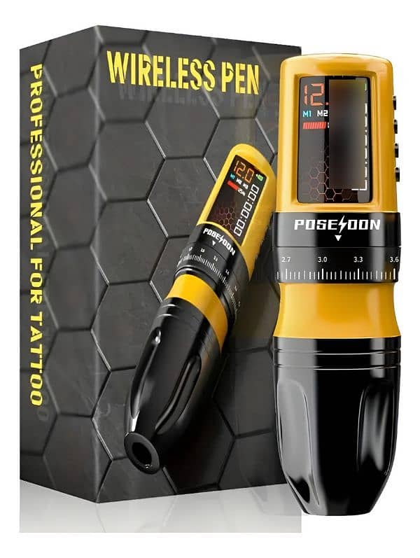 POSEIDON wireless adjustable strokes tattoo machine 1