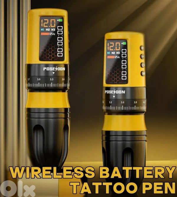 POSEIDON wireless adjustable strokes tattoo machine 2