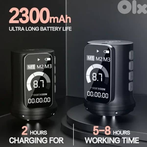 POSEIDON HS wireless adjustable tattoo machine 3