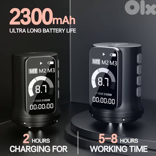 POSEIDON HS wireless adjustable tattoo machine 5