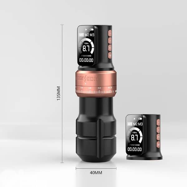 POSEIDON HS wireless adjustable tattoo machine 7