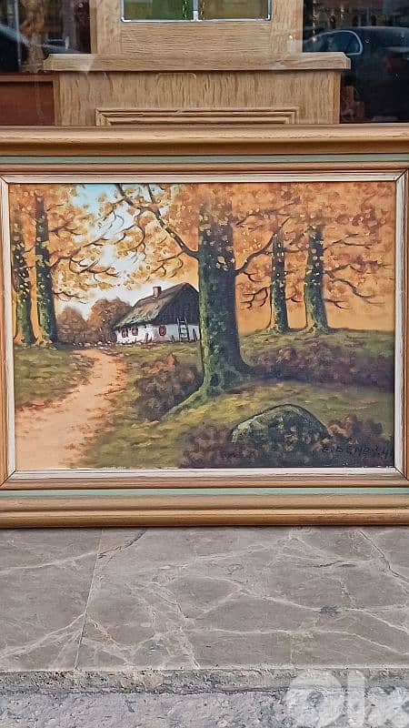 لوحة رسم زيتي اوروبية 3