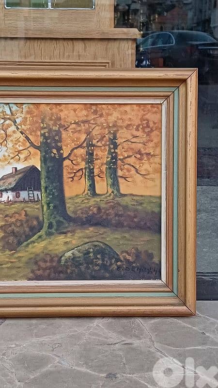 لوحة رسم زيتي اوروبية 4